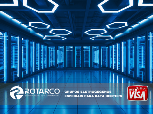Soluções de Grupos Eletrogéneos VISA para Data Centers