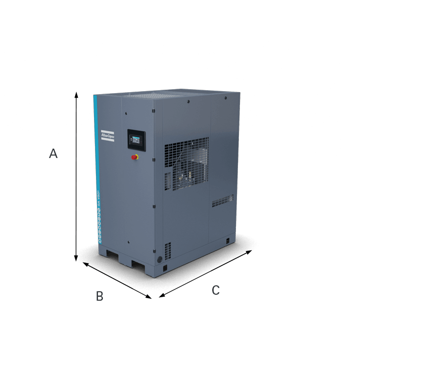 Compressor de ar GA 5-37 VSD - Rotarco