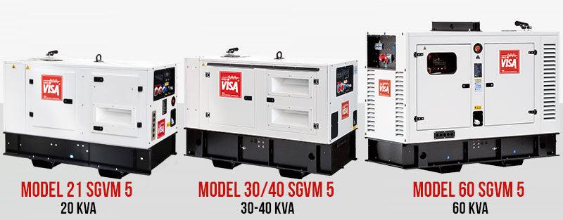 MOBILE GENERATORS - VM5 RANGE (20-30-40-60 kVA) - Rotarco
