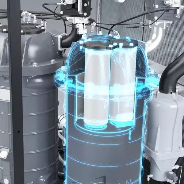 Compressor de parafuso lubrificado a óleo GA 180-315 VSD+ - Rotarco