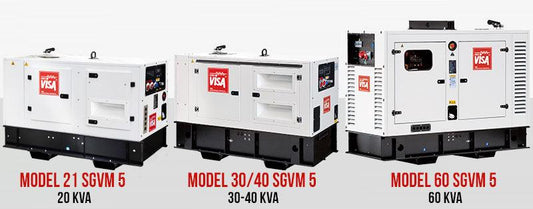 MOBILE GENERATORS - VM5 RANGE (20-30-40-60 kVA) - Rotarco 